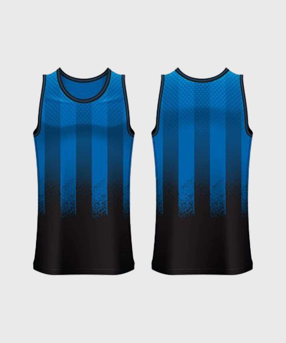 Áo ba lỗ singlet chạy bộ xanh phối đen [MẪU MỚI]