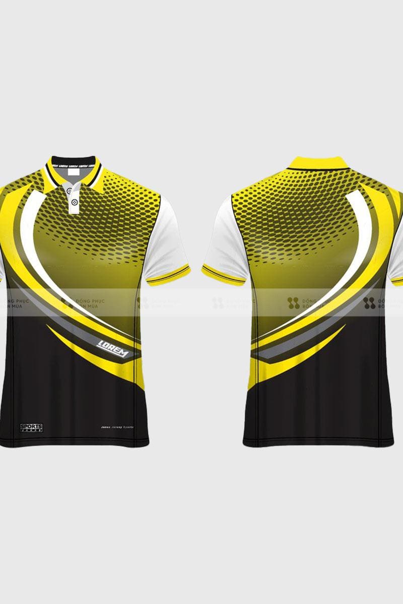 Áo singlet ba lỗ chạy bộ vàng phối đen [BÁN CHẠY]