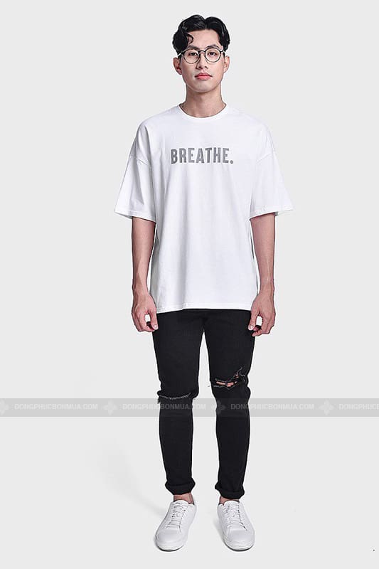 Áo lớp Oversize Breathe đơn giản, cá tính – Giá tốt 2026