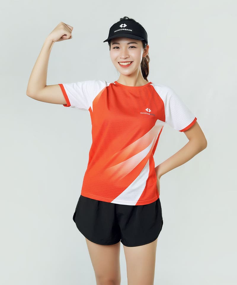 Đồng phục giải chạy ngân hàng TECHCOMBANK form Regular Fit