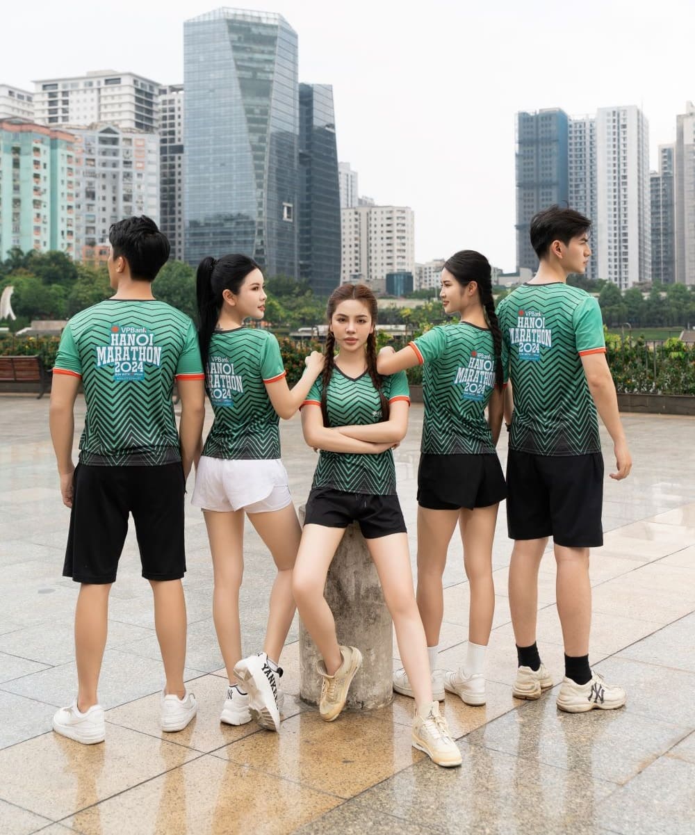 Đồng phục công ty giải chạy ngân hàng VPBANK ngắn tay form Regular Fit
