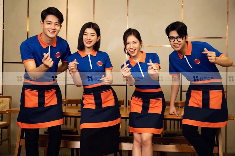 Bộ đồng phục tạp dề Burger King
