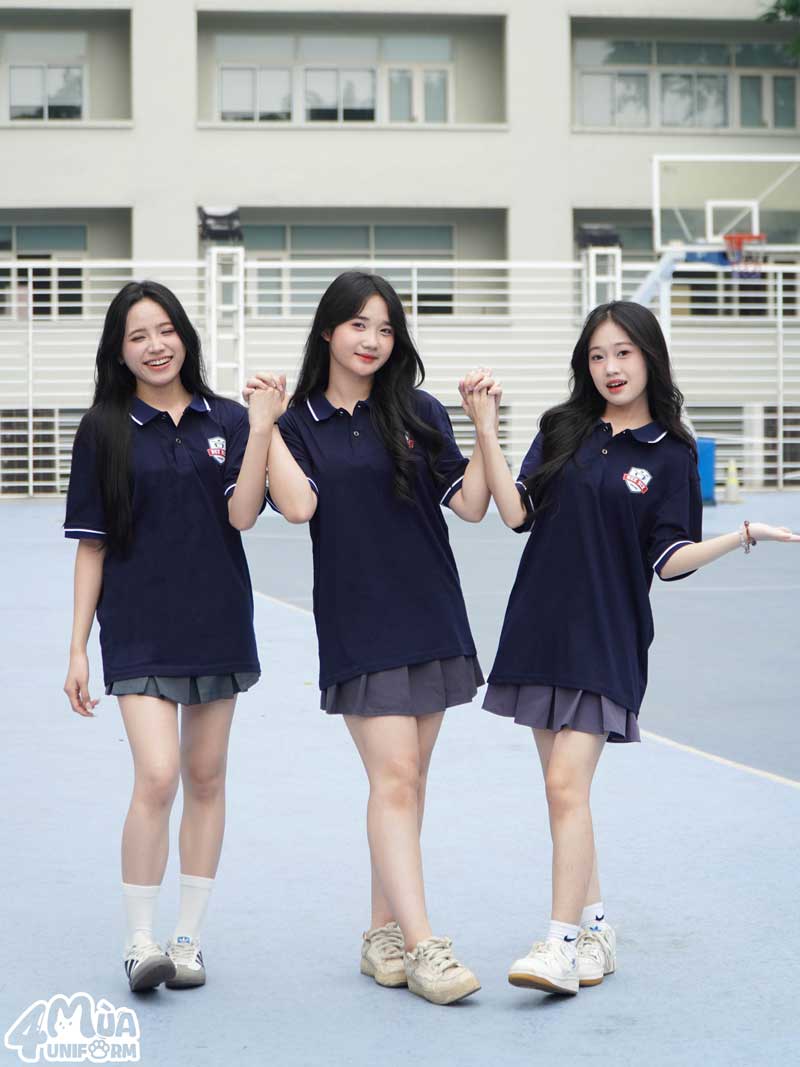 Đồng phục lớp unisex màu xanh than