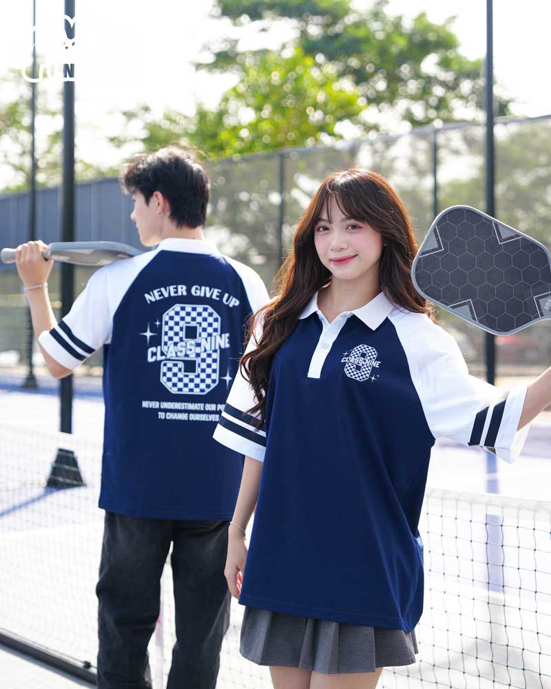 Đồng phục lớp KIND oversize màu xanh đen