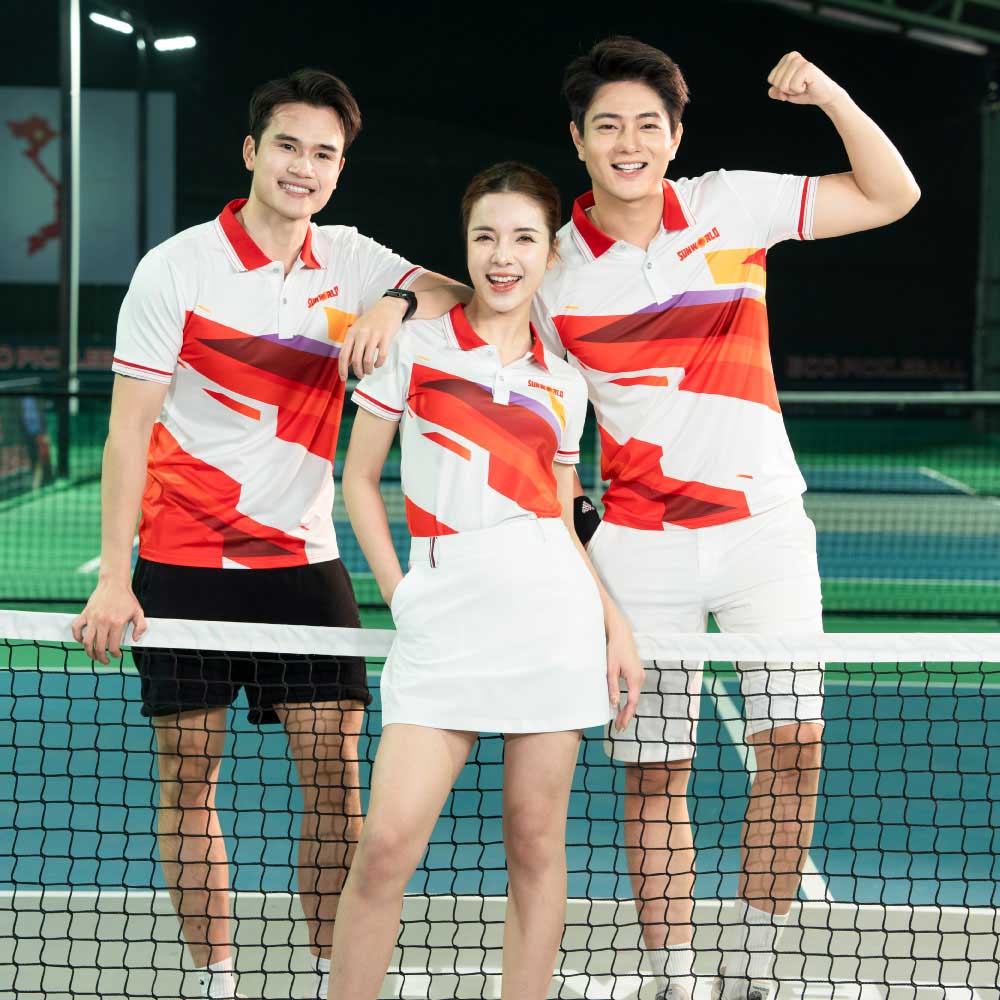 BST áo polo đồng phục đánh PickleBall in logo/họa tiết theo yêu cầu