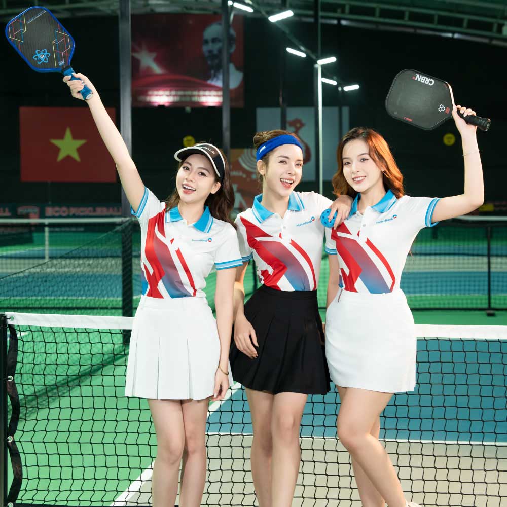 BST áo polo đồng phục PickleBall ngân hàng Vietinbank