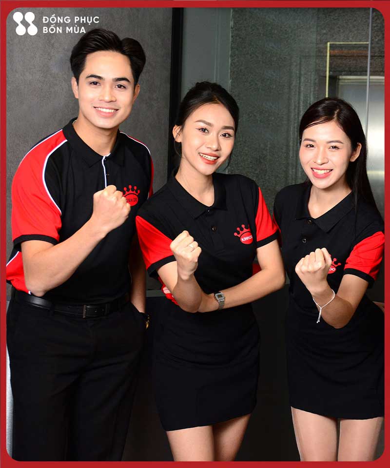 Áo có cổ đồng phục doanh nghiệp thương hiệu Kinh Đô