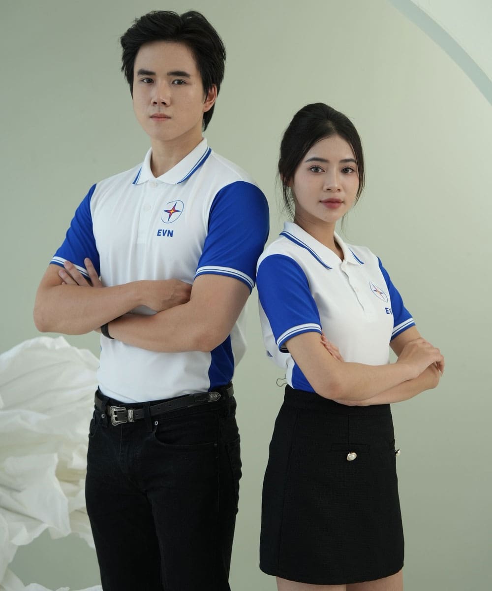 Áo đồng phục doanh nghiệp EVN chuẩn nhận diện, độc đáo