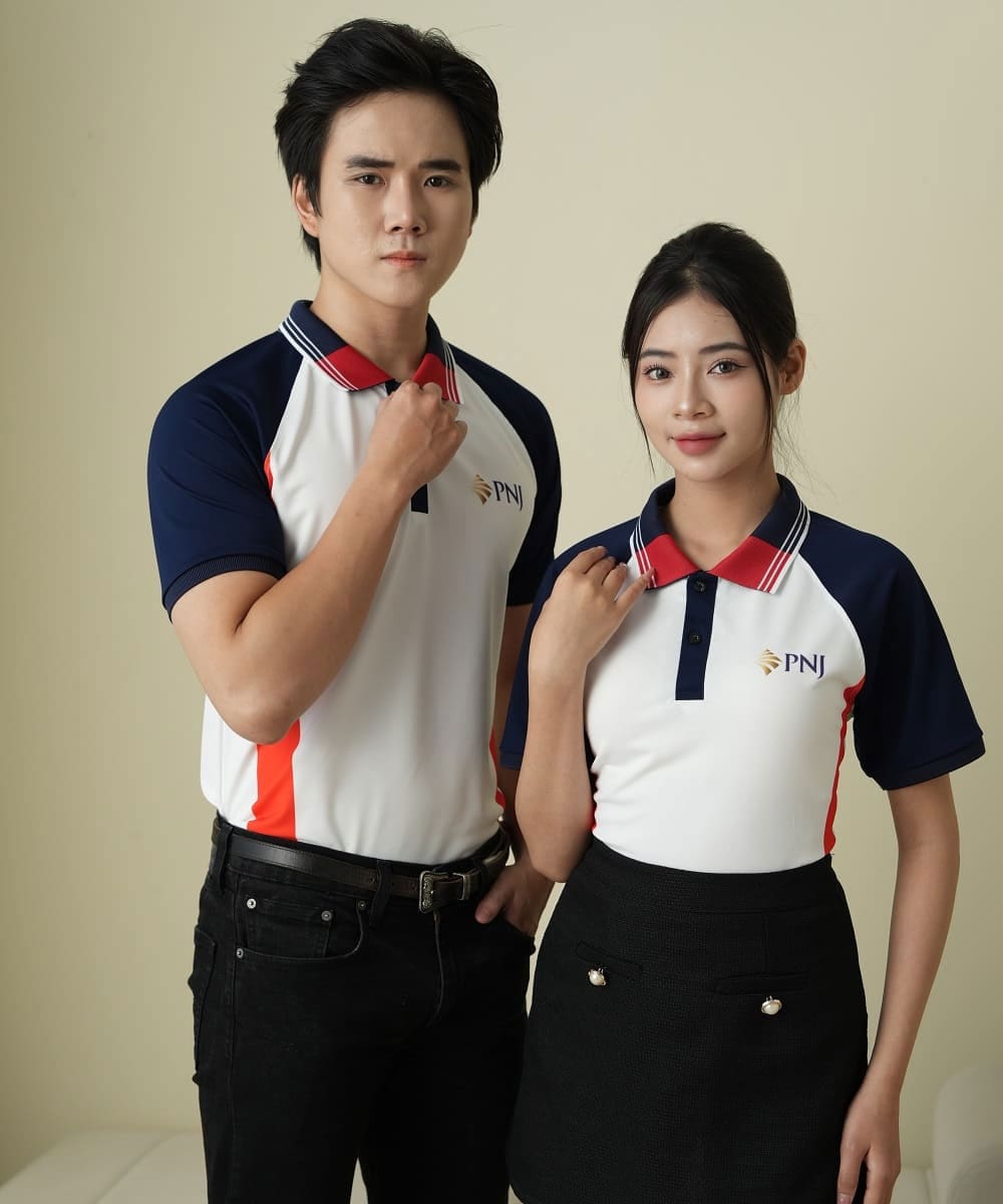 Áo đồng phục công ty PNJ thiết kế mới