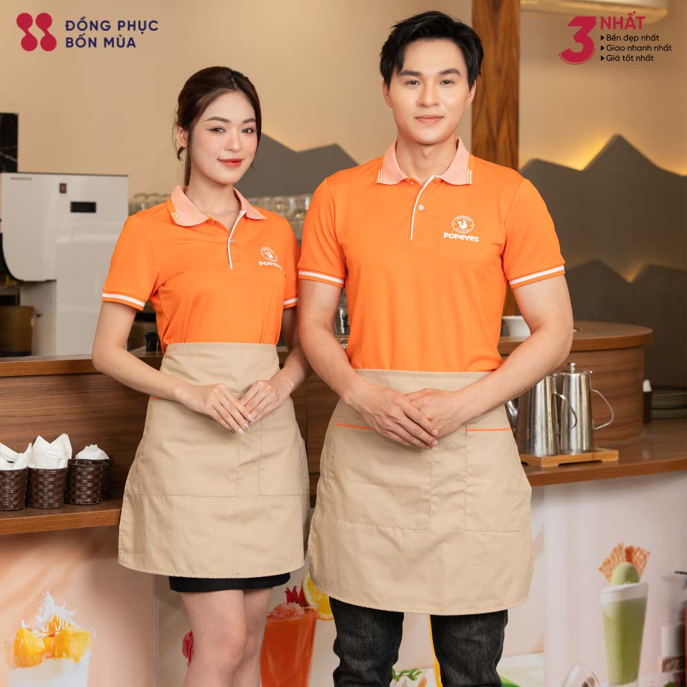 Áo đồng phục Popeyes Louisiana Kitchen